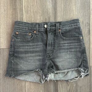 Levi's Charcoal Jean Shorts